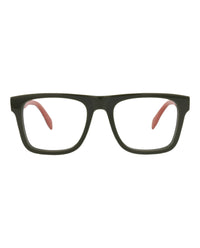 Alexander McQueen Mens Square/Rectangle Green Green Transparent Fashion Designer Eyewear