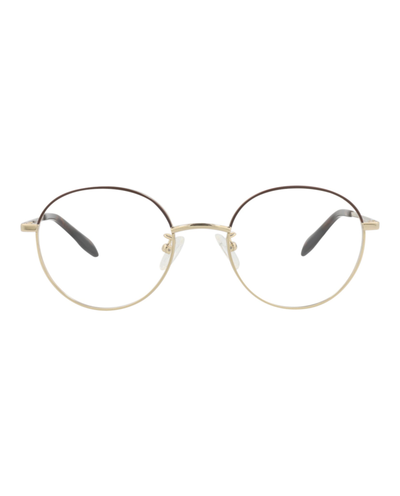 Alexander McQueen Unisex Round/Oval Gold Gold Transparent Fashion Designer Eyewear