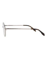 Alexander McQueen Unisex Round/Oval Ruthenium Ruthenium Transparent Fashion Designer Eyewear
