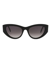 Alexander McQueen Womens Cat Eye Brown Brown Brown Fashion Designer Eyewear