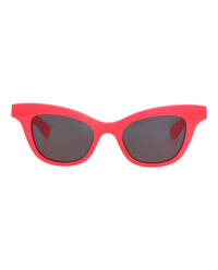 Alexander McQueen Womens Cat Eye Pink Pink Grey Fashion Designer Eyewear