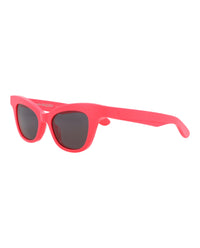 Alexander McQueen Womens Cat Eye Pink Pink Grey Fashion Designer Eyewear