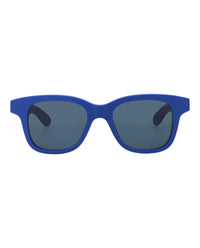 Alexander McQueen Mens Square/Rectangle Blue Blue Blue Fashion Designer Eyewear