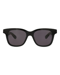 Alexander McQueen Mens Square/Rectangle Black Black Grey Fashion Designer Eyewear