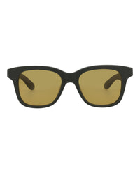 Alexander McQueen Mens Square/Rectangle Green Green Yellow Fashion Designer Eyewear