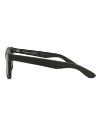 Alexander McQueen Mens Square/Rectangle Green Green Yellow Fashion Designer Eyewear