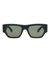 Alexander McQueen Mens Square/Rectangle Blue Blue Green Fashion Designer Eyewear