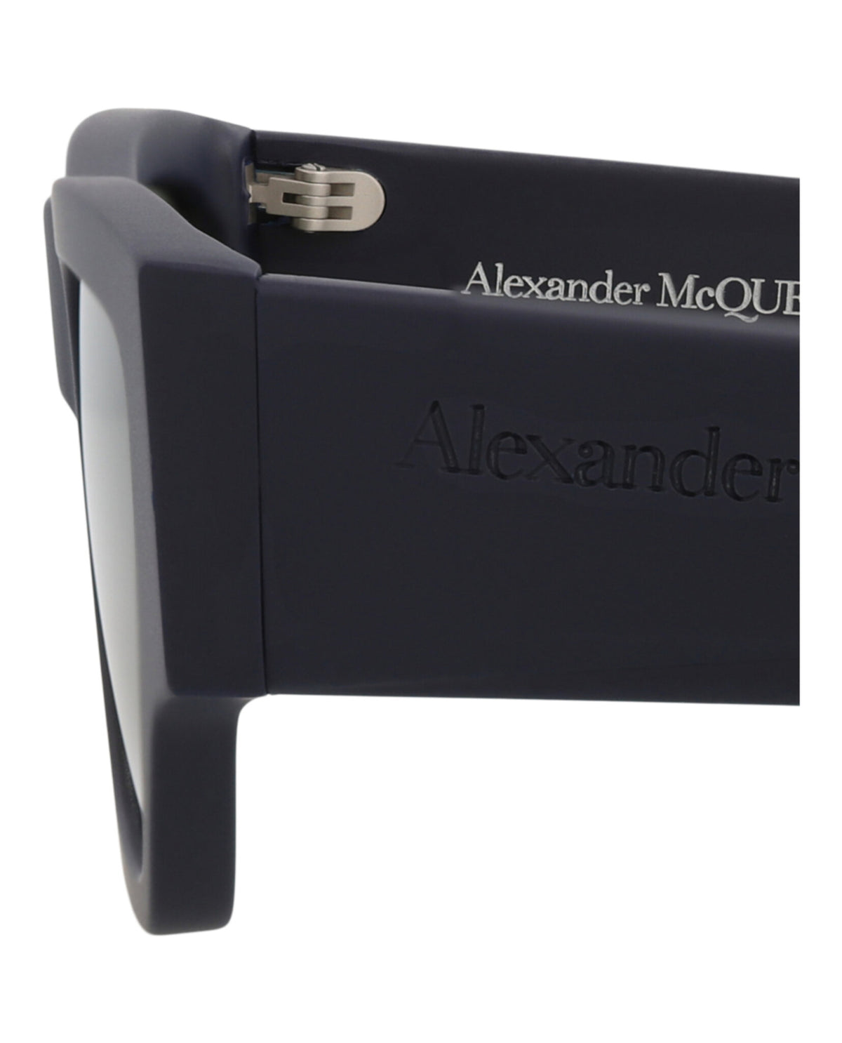 Alexander McQueen Mens Square/Rectangle Blue Blue Green Fashion Designer Eyewear