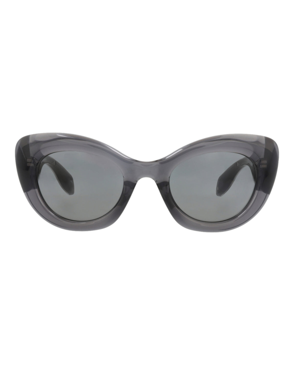 Alexander McQueen Womens Cat Eye Grey Grey Grey Fashion Designer Eyewear