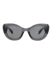 Alexander McQueen Womens Cat Eye Grey Grey Grey Fashion Designer Eyewear