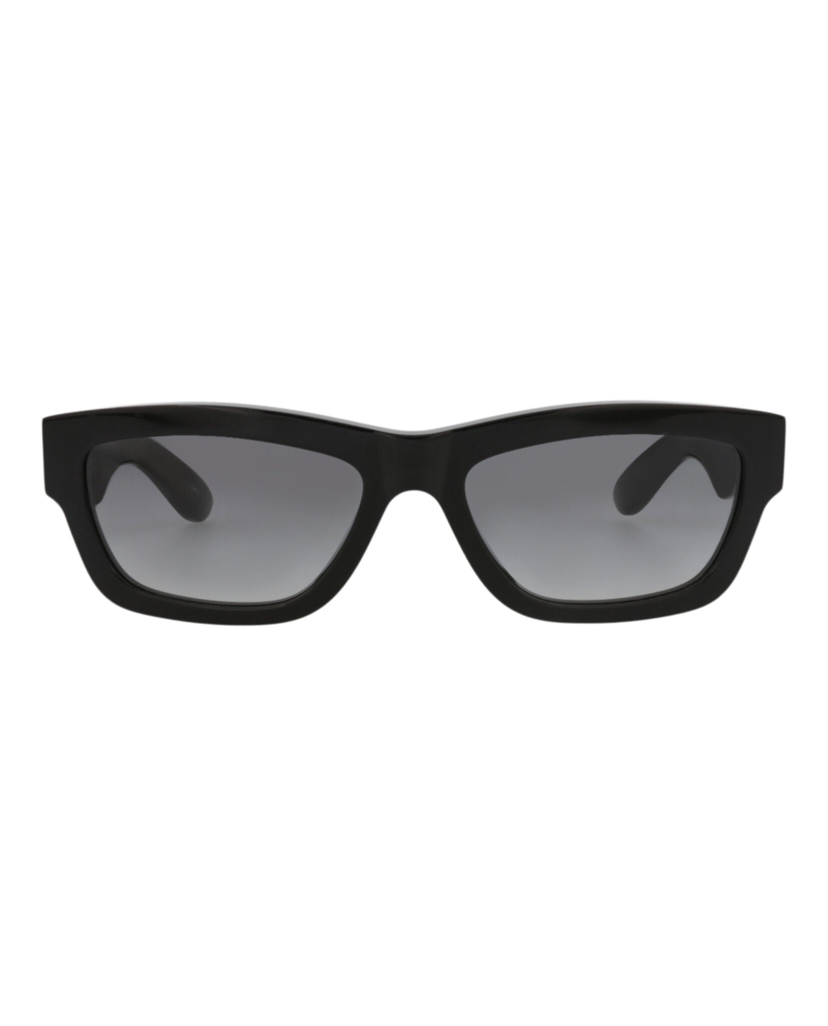 Alexander McQueen Unisex Square/Rectangle Black Black Grey Fashion Designer Eyewear
