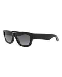 Alexander McQueen Unisex Square/Rectangle Black Black Grey Fashion Designer Eyewear