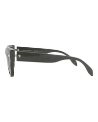 Alexander McQueen Mens Square/Rectangle Grey Grey Brown Fashion Designer Eyewear
