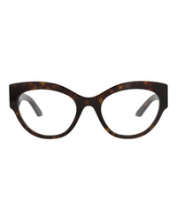 Alexander McQueen Womens Cat Eye Havana Havana Transparent Fashion Designer Eyewear