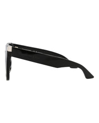 Alexander McQueen Womens Square/Rectangle Black Black Grey Fashion Designer Eyewear