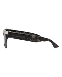 Alexander McQueen Mens Square/Rectangle Havana Havana Brown Fashion Designer Eyewear
