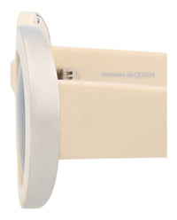 Alexander McQueen Womens Round/Oval Ivory Ivory Brown Fashion Designer Eyewear