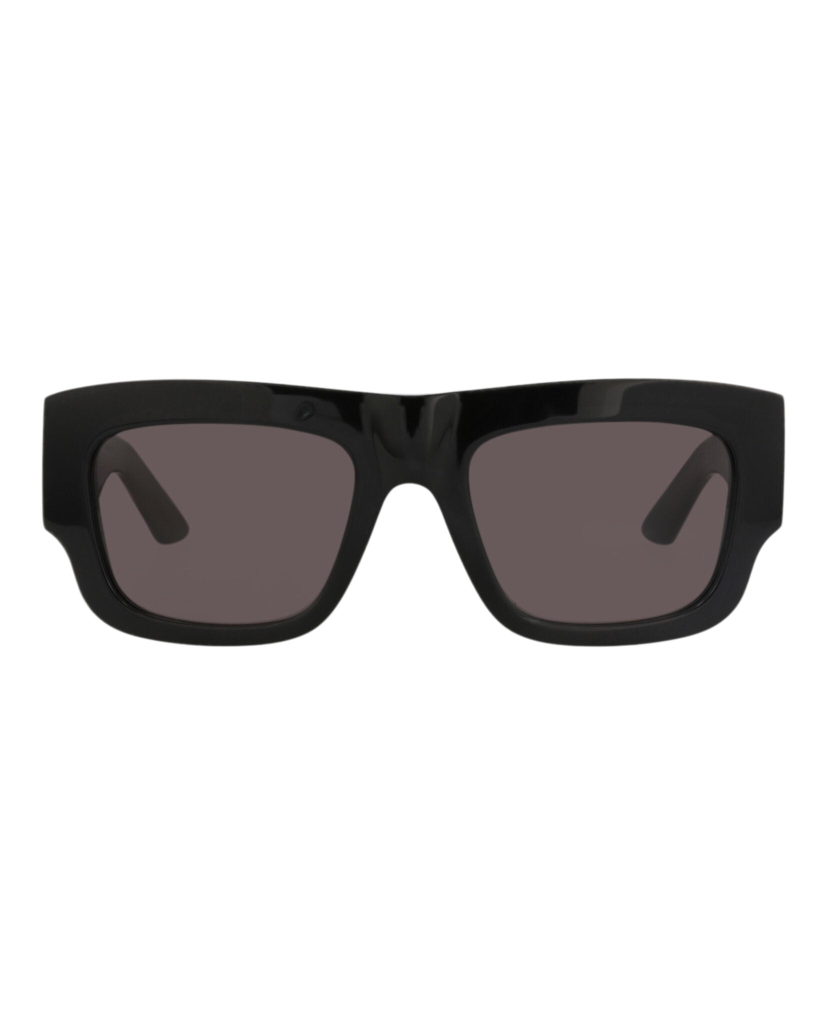 Alexander McQueen Mens Square/Rectangle Black Black Grey Fashion Designer Eyewear
