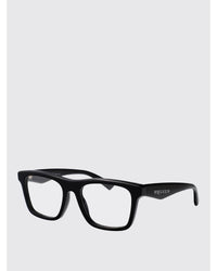 Alexander Mcqueen AM0475O 001 Rectangular Eyeglasses Men Black Frames Black