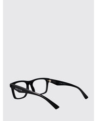 Alexander Mcqueen AM0475O 001 Rectangular Eyeglasses Men Black Frames
