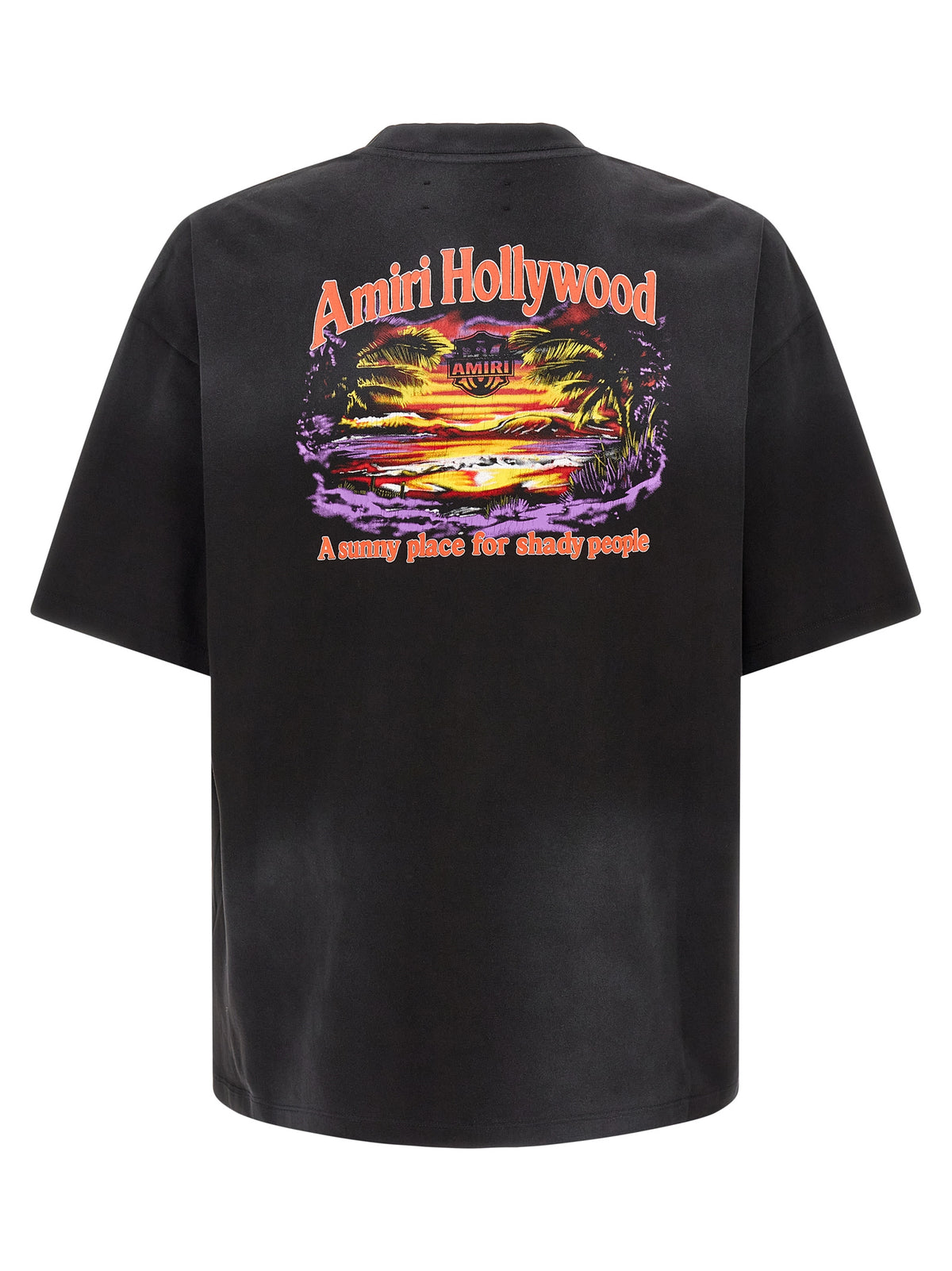 AMIRI Amiri Men 'Sunny Place Skate' Vintage Print T-Shirt