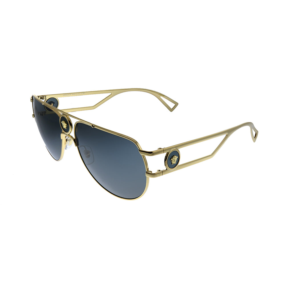VE 2225 100287 Unisex Aviator Sunglasses Gold