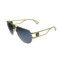 VE 2225 100287 Unisex Aviator Sunglasses Gold