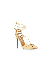 Aquazzura Forever Marilyn Sandal LaceUp Women Yellow
