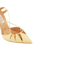 Aquazzura Forever Marilyn Sandal LaceUp Women Yellow