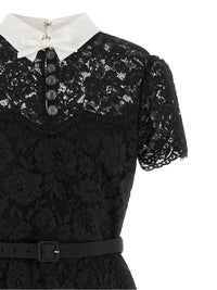SELF PORTRAIT Self Portrait Women Lace Dress With Collar