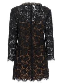 Self Portrait Women Lace Dress With Jewel Collar