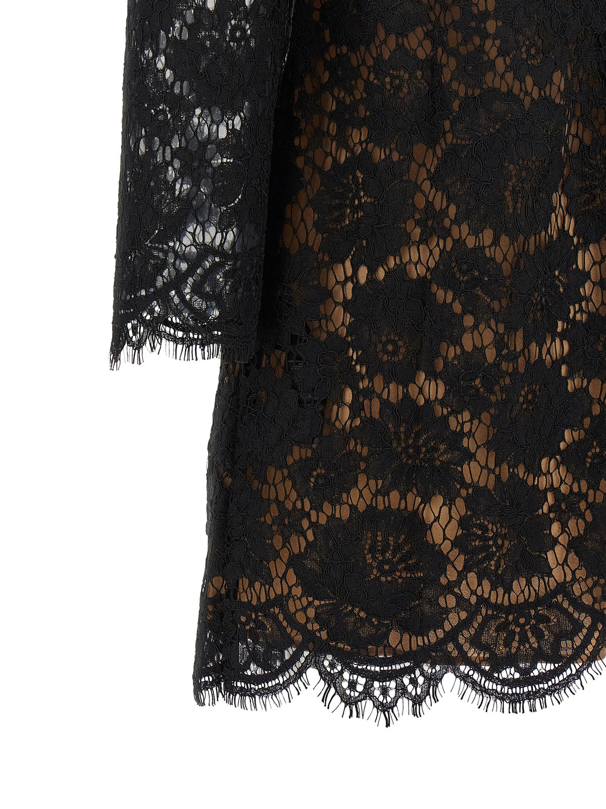 Self Portrait Women Lace Dress With Jewel Collar