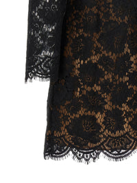 Self Portrait Women Lace Dress With Jewel Collar