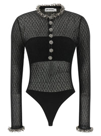 SELF PORTRAIT Self Portrait Women Openwork Knitted Bodysuit