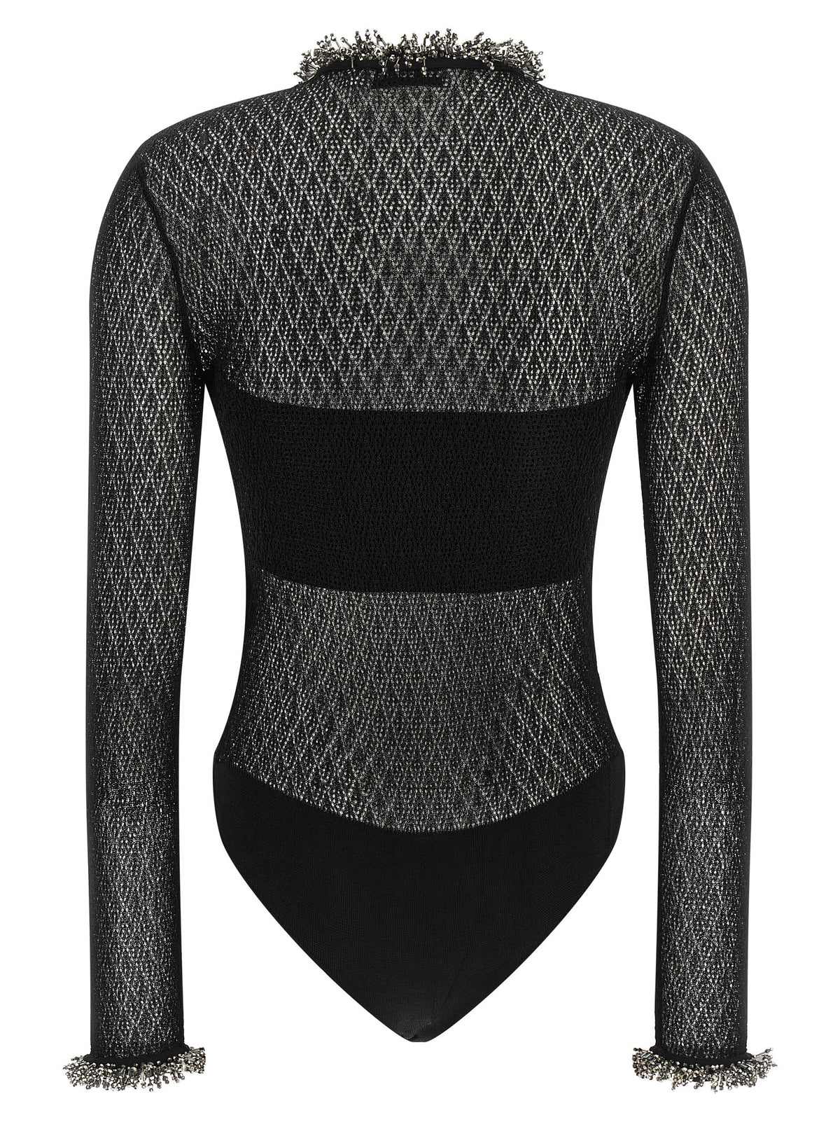 SELF PORTRAIT Self Portrait Women Openwork Knitted Bodysuit