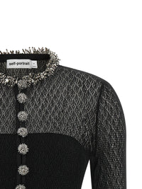 SELF PORTRAIT Self Portrait Women Openwork Knitted Bodysuit