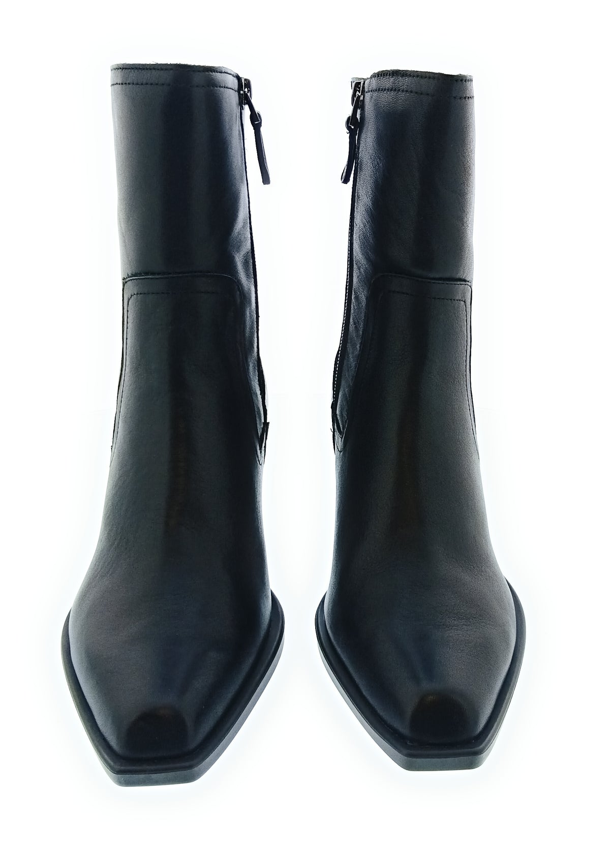 Armani Exchange Armani Exchange Women's Black Pointed-Toe Ankle Boots-