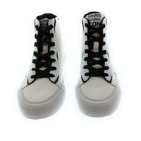 Armani Exchange Armani Exchange Women's White and Black Logo High-Top Sneakers-6