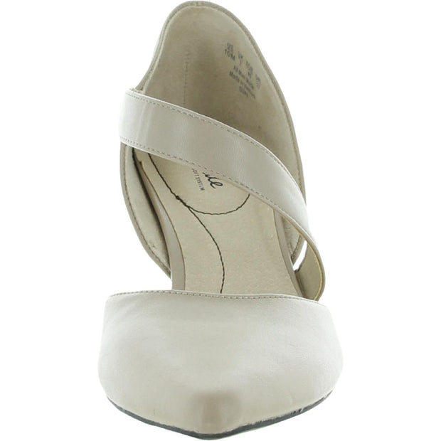 Suki Womens Padded Insole Slip On D'Orsay Heels