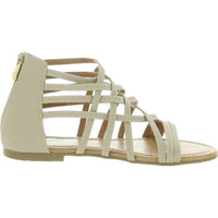 Hanni Womens Woven Gladiator Sandals