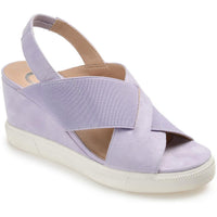 Ronnie Womens Faux Suede Peep-Toe Wedge Sandals3