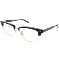 Dita Statesman Three DRX-2064-B-BLK-GLD-55 Unisex Rectangle Eyeglasses
