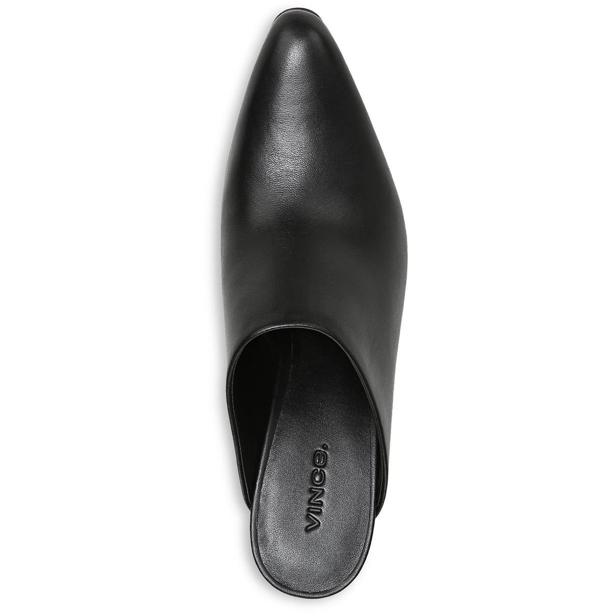 Hera Womens Leather Almond Toe Mules