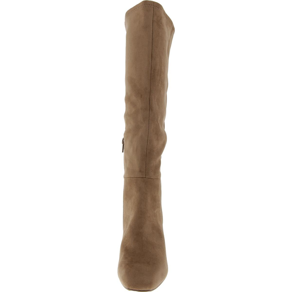 Wise Womens Wide Calf Faux Leather Knee-High Boots