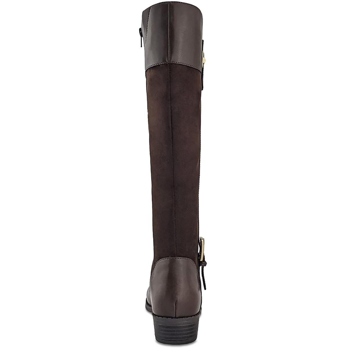 Deliee 2 Womens Wide Calf Knee-High Riding Boots