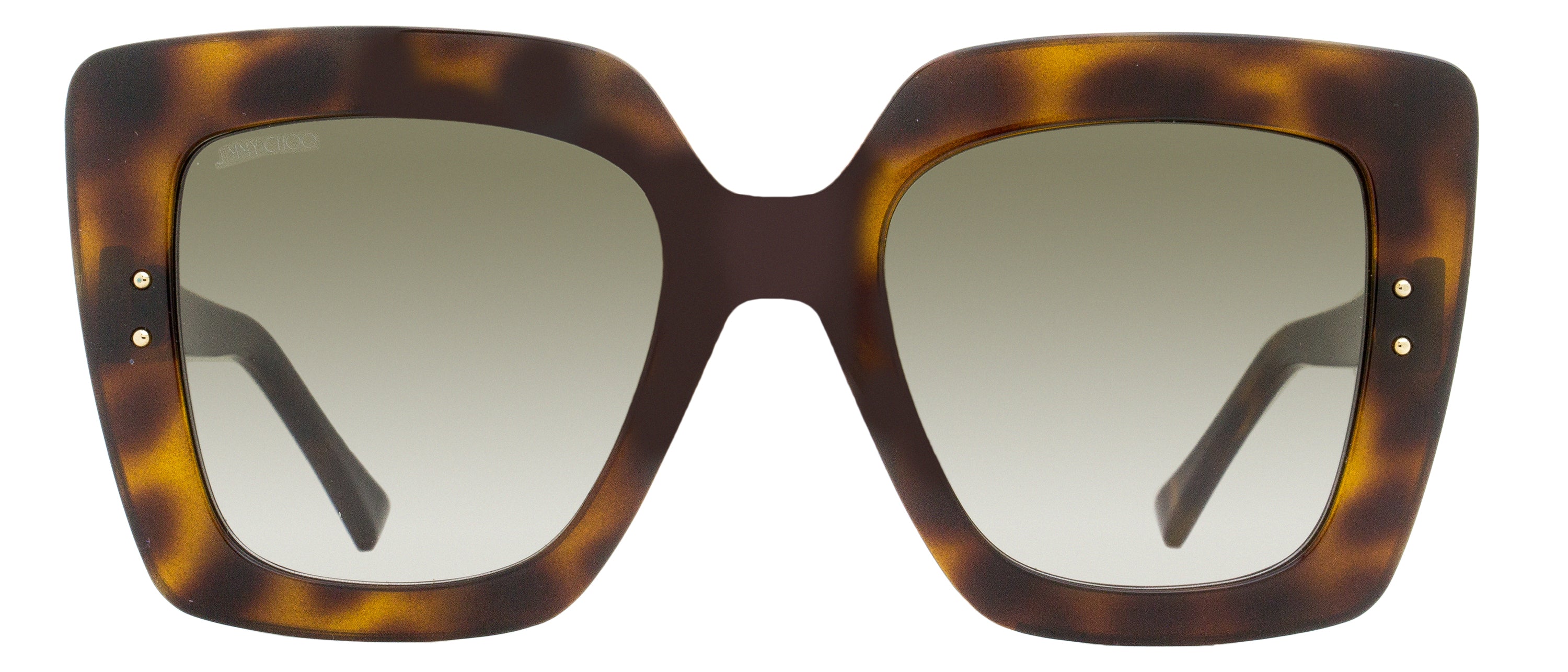 Jimmy Choo Square Sunglasses Auri /G 086HA Havana 53mm – Bluefly