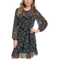 Womens Printed Short Mini Dress