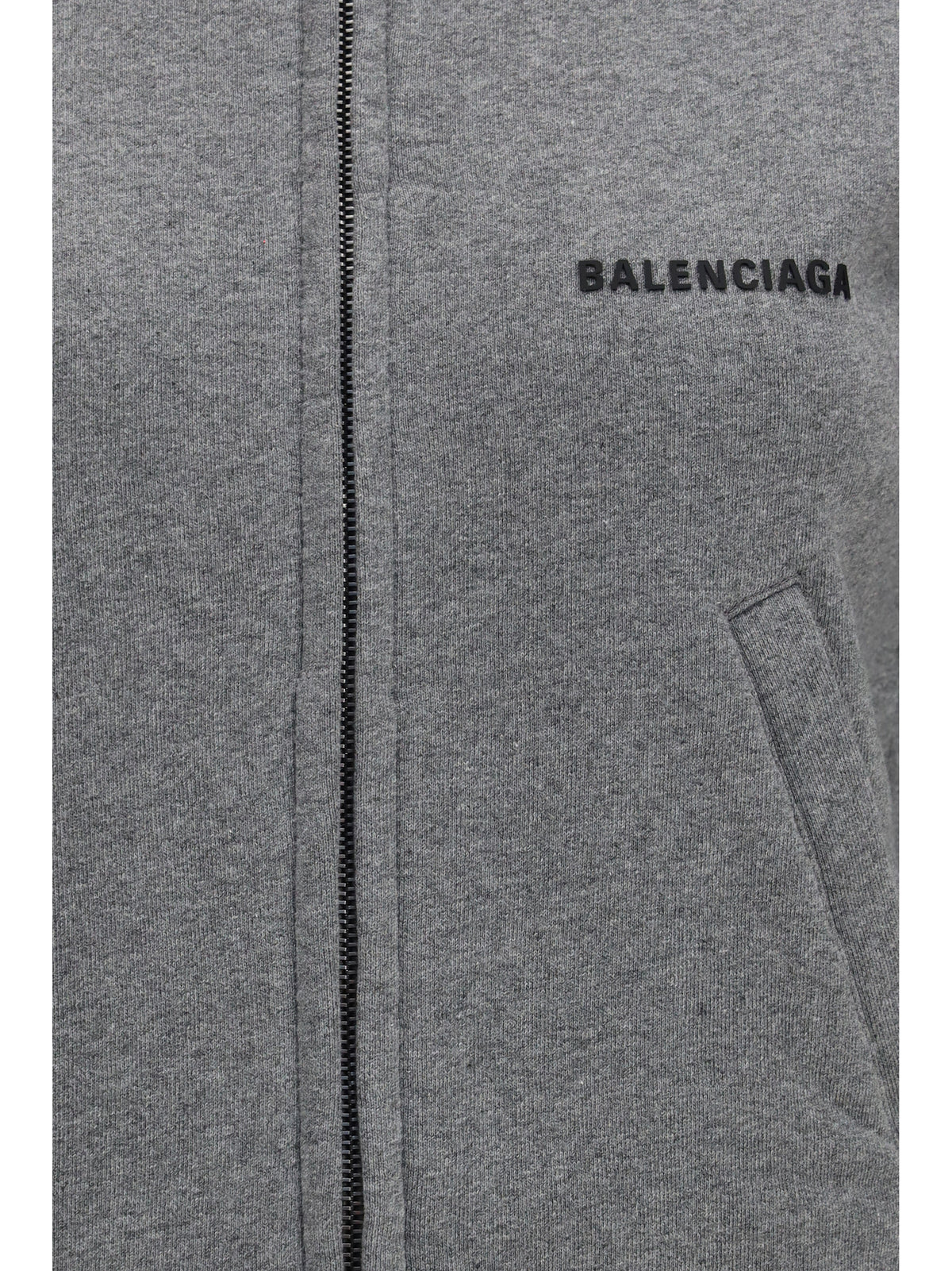 BALENCIAGA Balenciaga Women Fitted Zip-Up Hoodie