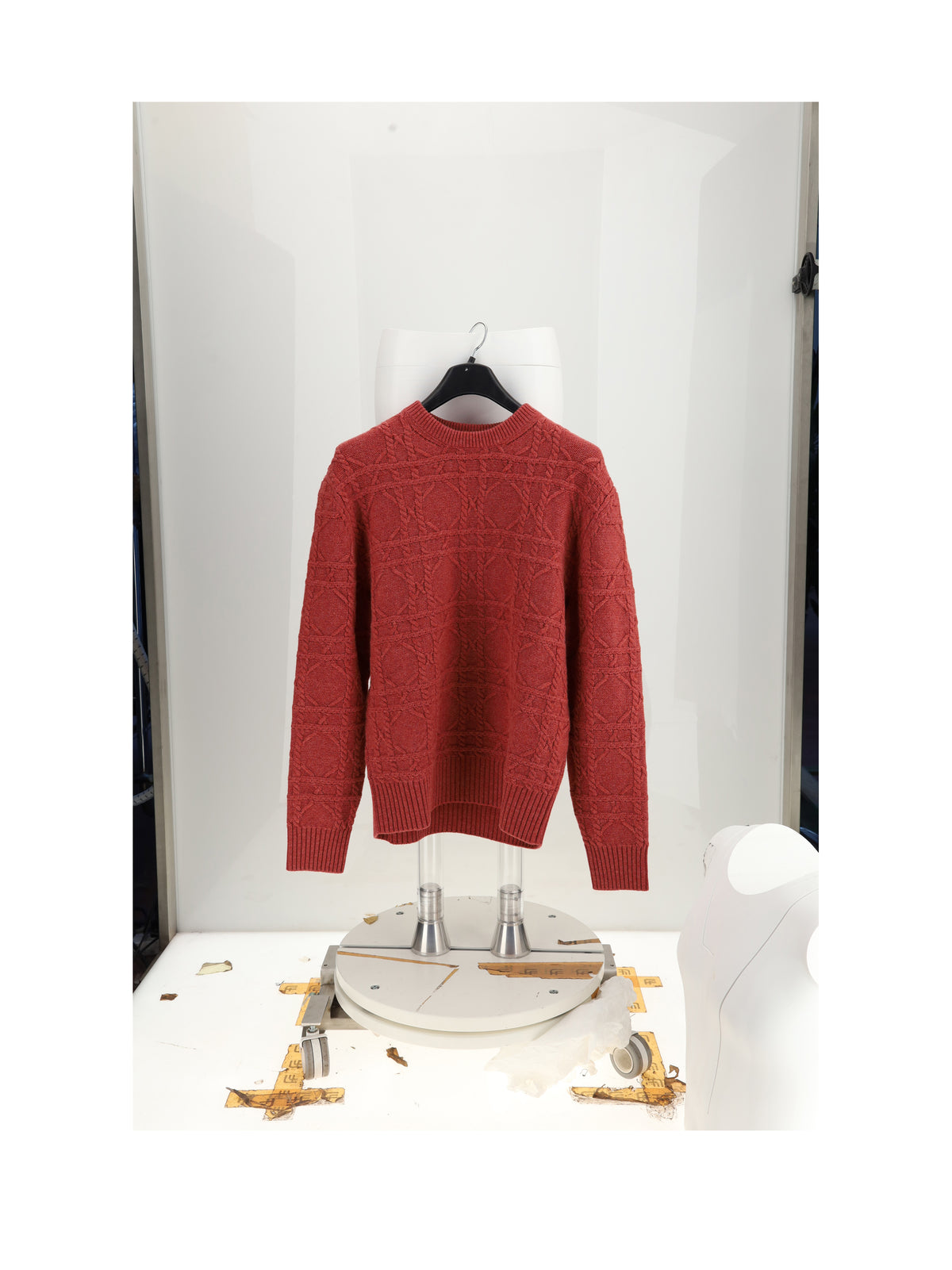 DIOR HOMME Dior Homme Men Maglione Cannage Mattone
