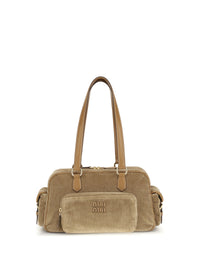 Miu Miu Women Corduroy Shoulder Bag